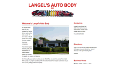 Desktop Screenshot of langelsautobody.com