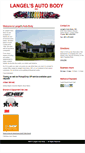 Mobile Screenshot of langelsautobody.com